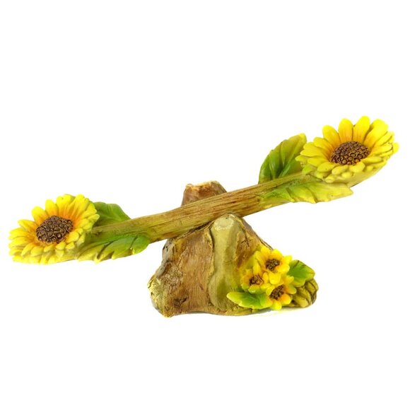 Miniature See-Saw Teeter Totter Fairy Garden Potted Plant Decor - Picture 1 of 1